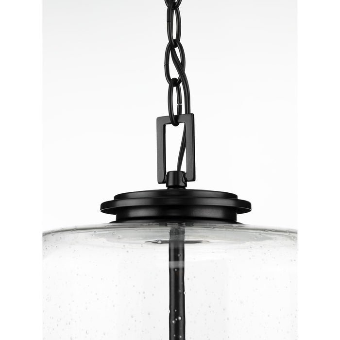 Progress Lighting Winslett Collection Black Three-Light Pendant (P500239-031)