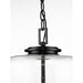 Progress Lighting Winslett Collection Black Three-Light Pendant (P500239-031)
