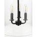 Progress Lighting Winslett Collection Black Three-Light Pendant (P500239-031)