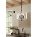 Progress Lighting Winslett Collection Black Three-Light Semi-Flush Convertible (P350153-031)