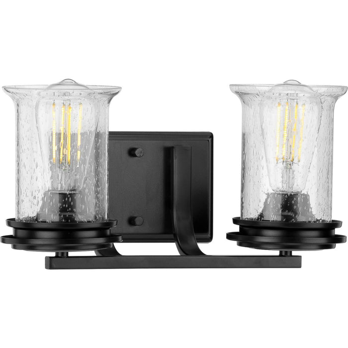 Progress Lighting Winslett Collection Black Two-Light Bath (P300273-031)