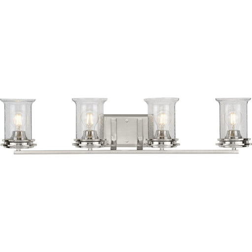 Progress Lighting Winslett Collection Brushed Nickel Four-Light Bath (P300275-009)