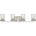Progress Lighting Winslett Collection Brushed Nickel Four-Light Bath (P300275-009)