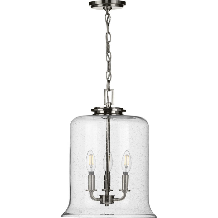 Progress Lighting Winslett Collection Brushed Nickel Three-Light Pendant (P500239-009)