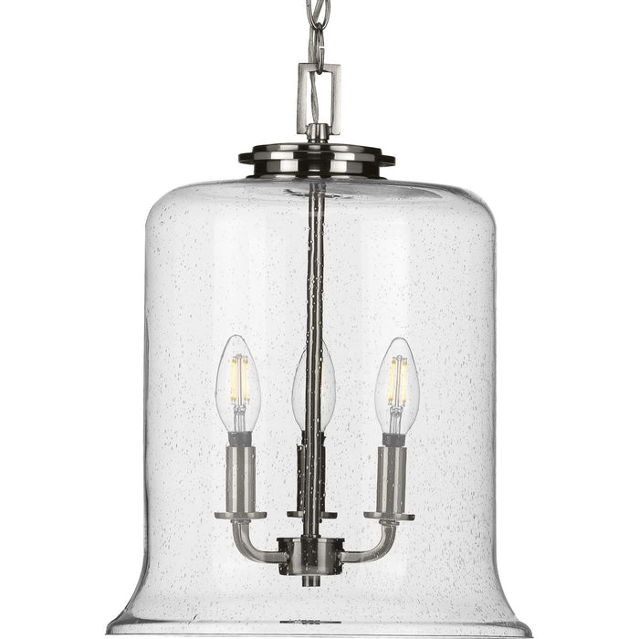 Progress Lighting Winslett Collection Brushed Nickel Three-Light Pendant (P500239-009)