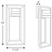 Progress Lighting Z-1010 Collection One-Light LED Wall Lantern 3000K (P560029-129-30)