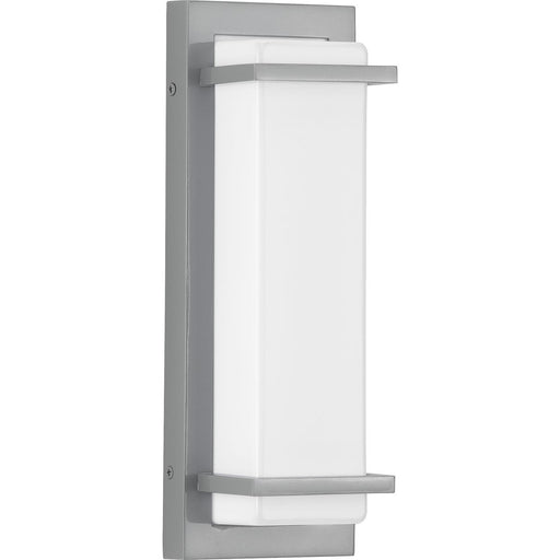 Progress Lighting Z-1080 LED Collection Metallic Gray One-Light Small LED Outdoor Sconce 3000K (P560210-082-30)