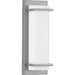 Progress Lighting Z-1080 LED Collection Metallic Gray One-Light Small LED Outdoor Sconce 3000K (P560210-082-30)