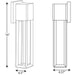 Progress Lighting Z-1090 LED Collection Black One-Light Medium Wall Lantern 3000K (P560137-031-30)