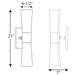 Progress Lighting Zura Collection Two-Light Bath And Vanity (P300062-031)