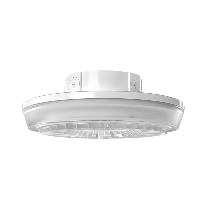 RAB Porto Field Adjustable LED Garage Light 55W/42W/30W 3500K/4000K/5000K Round 480V On/Off Photocell White (PRT55RW/480)