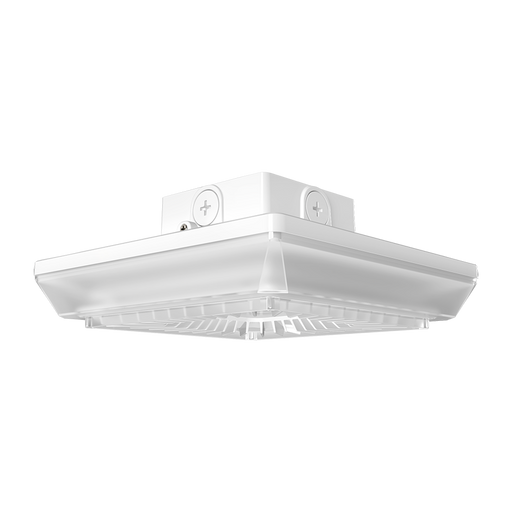 RAB Porto Field Adjustable LED Garage Light 55W/42W/30W 3500K/4000K/5000K Square 480V On/Off Photocell White (PRT55SW/480)