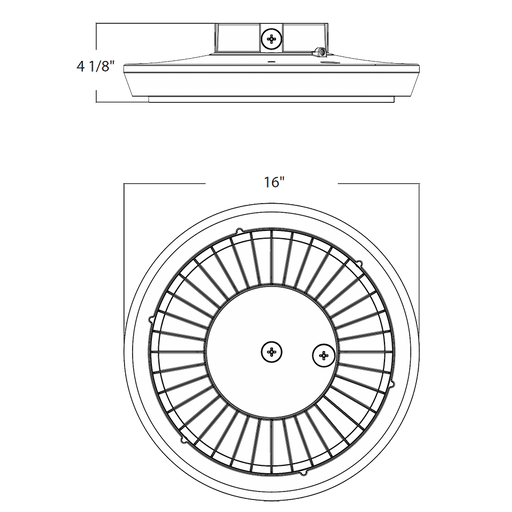 RAB Porto Field Adjustable LED Garage Light 80W/70W/60W 3500K/4000K/5000K Round On/Off Photocell Bronze (PRT80R)
