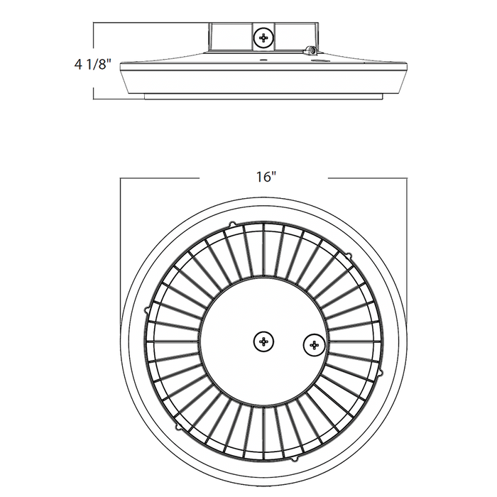 RAB Porto Field Adjustable LED Garage Light 80W/70W/60W 3500K/4000K/5000K Round On/Off Photocell Bronze (PRT80R)