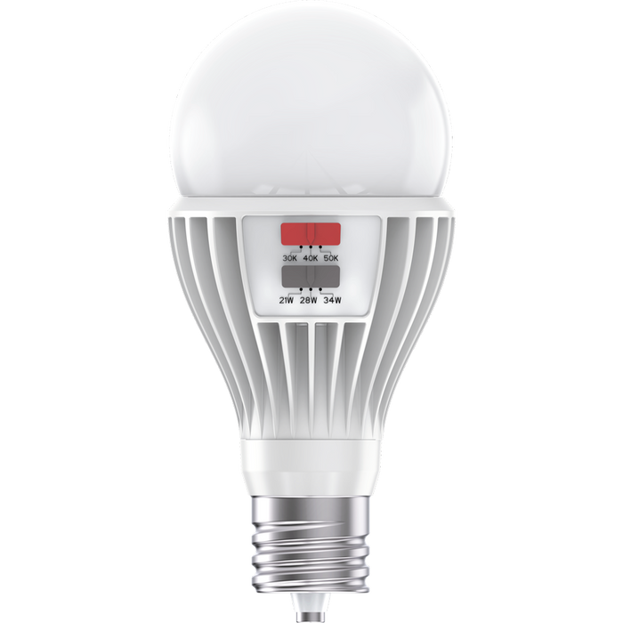 RAB LED PS30 Lamp EX39 Base Wattage/CCT Selectable 34W/28W/21W 3000K/4000K/5000K 80 CRI 120-277V (PS30-34S-EX39-8CCT-DIM-UNV)