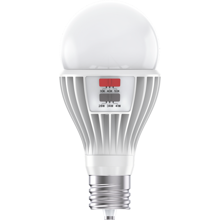 RAB LED PS30 Lamp EX39 Base Wattage/CCT Selectable 41W/34W/28W 3000K/4000K/5000K 80 CRI 120-277V (PS30-41S-EX39-8CCT-DIM-UNV)