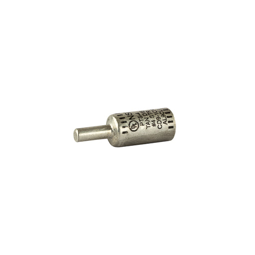 NSI Aluminum Tin Plated Pin Terminal 4 STR Wire Size 4 AWG Solid Pin Aluminum/ Copper (PTS4)