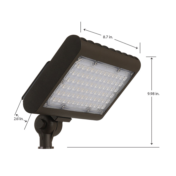 Feit Electric 8.5 Inch LED Commercial Single Head Flood Light (S8.5CSFL/850/BZ)