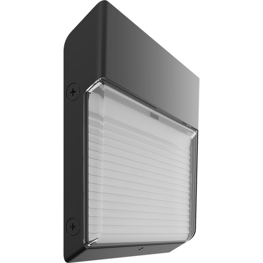 RAB PWLED LED Wall Pack Wattage/CCT Selectable 72W/41W/13W 3000K/4000K/5000K Wall Mount 0-10V Dimming 480V Bronze (PWLED/480)