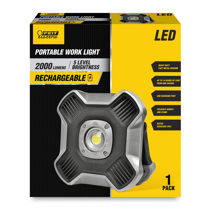 Feit Electric 2000Lm Rechargeable Portable LED Work Light (WORK2000)