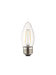 TCP LED Filament Lamp B11 25W Incandescent Replacement 5000K 3W Dimmable E26 Base Clear (FB11D2550EC)