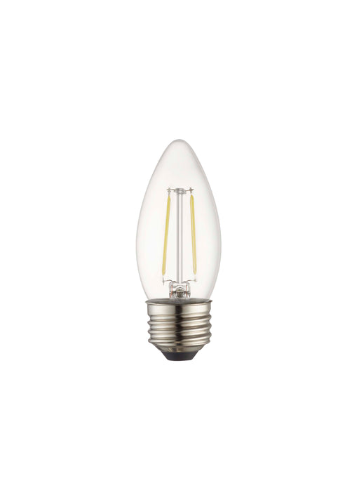 QLS 3W LED B10 2700K 250Lm 120V 80 CRI Medium E26 Base Dimmable Bulb (FB11D2527EC)