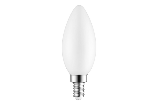 QLS 3W LED B10 5000K 250Lm 120V 80 CRI Candelabra E12 Base Dimmable Bulb (FB11D2550KE12W)