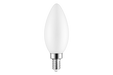 QLS 4W LED B10 2700K 320Lm 120V 80 CRI Candelabra E12 Base Dimmable Bulb (FB11D4027KE12W)