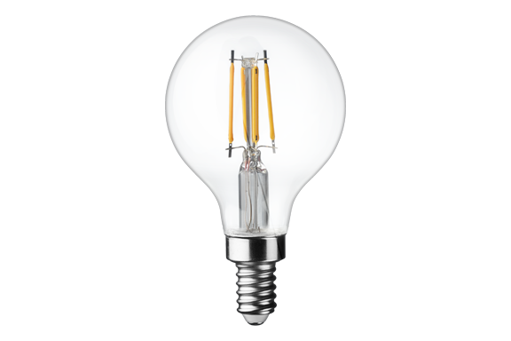 QLS 4W LED G16 5000K 320Lm 120V 80 CRI Candelabra E12 Base Dimmable Bulb (FG16D4050EE12C)