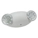 Exitronix Micro LED Thermoplastic Emergency Unit-Round Lamp Head Nickel Cadmium Battery White 120/277V (QMR-WH)