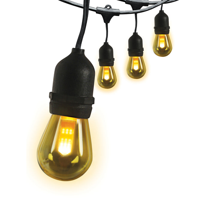 Feit Electric 12 Foot Amber 1800K Flame Effect LED String Lights (SL12-6/FLAME)