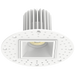 RAB LED Trimless Downlight 2 Inch Square 9W 550Lm 90 CRI CCT Selectable 2700K/3000K/3500K/4000K/5000K 38 Degree Beam Angle Triac Dimming White Smooth (R2STL)
