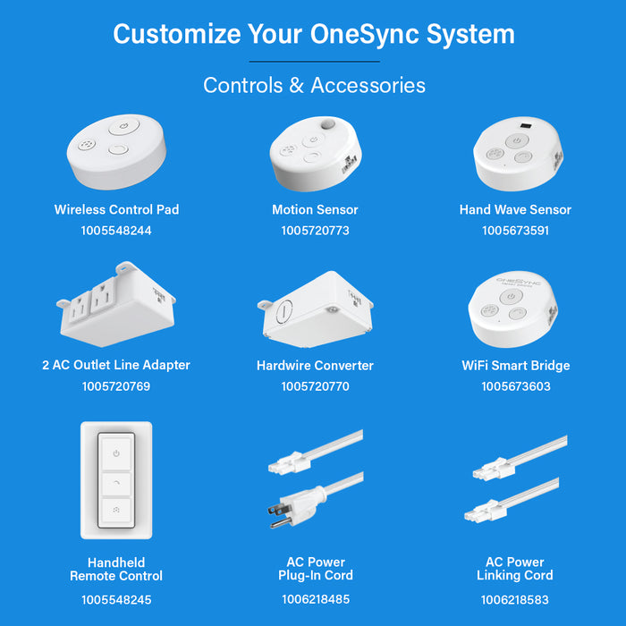 Feit Electric OneSync Undercabinet White Hand Wave Motion Sensor 12-Pack (UCL/WAV/12)