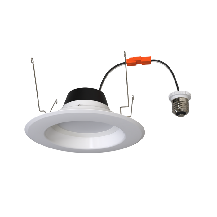 RAB 6 Inch LED Retrofit Downlight Wattage/CCT Selectable 14W/11W/7.5W 2700K/3000K/3500K/4000K/5000K Smooth Trim 90 CRI White (R34X-6)
