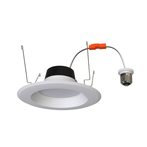 RAB 6 Inch LED Retrofit Downlight Wattage/CCT Selectable 14W/11W/7.5W 2700K/3000K/3500K/4000K/5000K Baffle Trim 90 CRI White (R34X-6B)