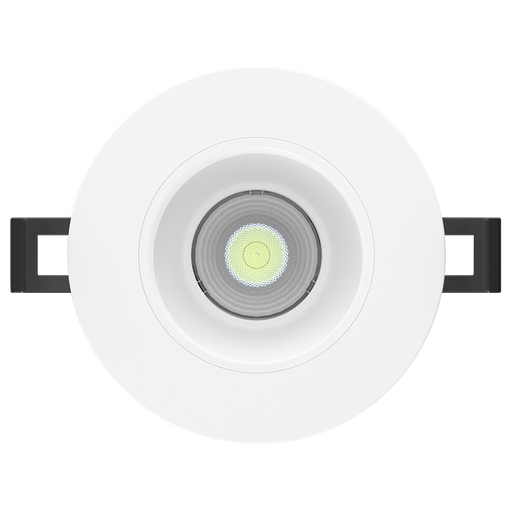 RAB 3 Inch LED Recessed Downlight 15W 90 CRI CCT Field Adjustable 2700K/3000K/3500K/4000K/5000K 120V Triac Dimming Round White Smooth Trim (R3-15)