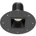 RAB LED Trimless Downlight 3 Inch Square 15W CCT Selectable 2700K/3000K/3500K/4000K/5000K 1000Lm 90 CRI 38 Degree Beam Angle Triac Dimming Black Smooth (R3STLB)