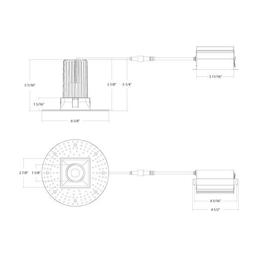 RAB LED Trimless Downlight 3 Inch Square 15W CCT Selectable 2700K/3000K/3500K/4000K/5000K 1000Lm 90 CRI 38 Degree Beam Angle Triac Dimming Black Smooth (R3STLB)