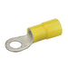 NSI 4 AWG Nylon Insulated Ring 3/8 Inch Stud 15 Per Pack (R4-38N)