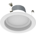RAB 4 Inch LED Retrofit Downlight 10W CCT Selectable 2700K/3000K/3500K/4000K/5000K 1000Lm 90 CRI Triac Dimming Round White (R4R109FA120WS)