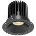 RAB LED Trimless Downlight 4 Inch Round 20W CCT Selectable 2700K/3000K/3500K/4000K/5000K 1600Lm 90 CRI 38 Degree Beam Angle Triac Dimming Black Smooth (R4TLB)