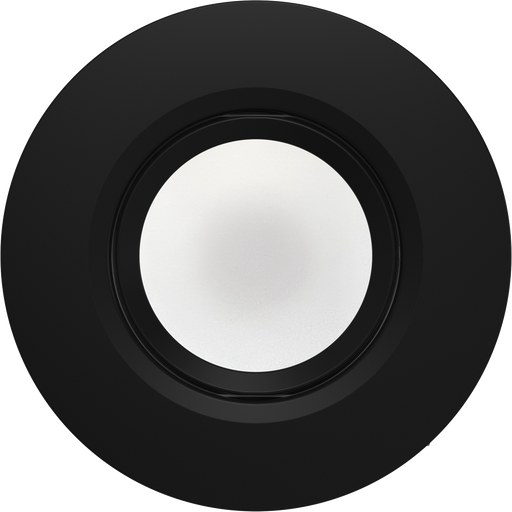 RAB 6 Inch LED Gimbal Retrofit Downlight 11W CCT Selectable 2700K/3000K/3500K/4000K/5000K 90 CRI Smooth Trim Black Finish (RA6R119FA120BS)