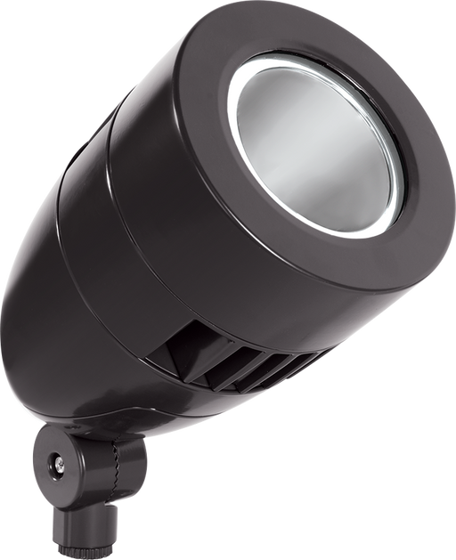 RAB LFlood 13W Cool LED Spot Bullet With Hood And Lens Bronze 5100K (HSLED13A)