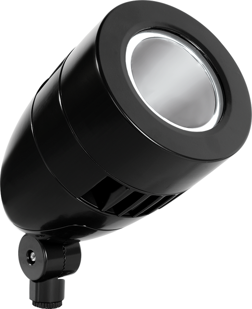 RAB LFlood 13W Neutral LED Spot Bullet With Hood And Lens Black 4000K (HSLED13NB)