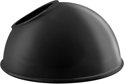 RAB Angled Dome Shade For GNLED Gooseneck Black (GSADB)
