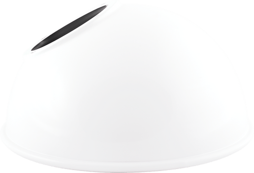 RAB Angled Dome Shade For GNLED Gooseneck White (GSADW)
