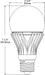 RAB Bulb PS25 30W 300W Equivalent 4000KLm EX39 80 CRI 4000K Non-Dimmable 120/277V (PS25-32-EX39-840-ND 120-277V)