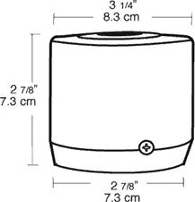 RAB Cap 3 Inch Fits 2-7/8 Inch Outside Diameter Pipe White (MCAP3W)