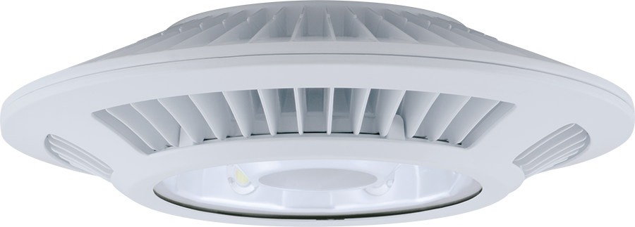 RAB Ceiling 52W Neutral LED Bi-Level Back Box Clear Lens White (CLED52NBBW/BL)