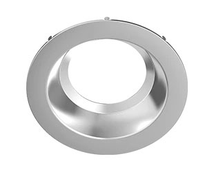 RAB Commercial Downlight Trim 8 Inch 24W Round Smooth Brushed Nickle (DLTRIM/C8R24S-BN)